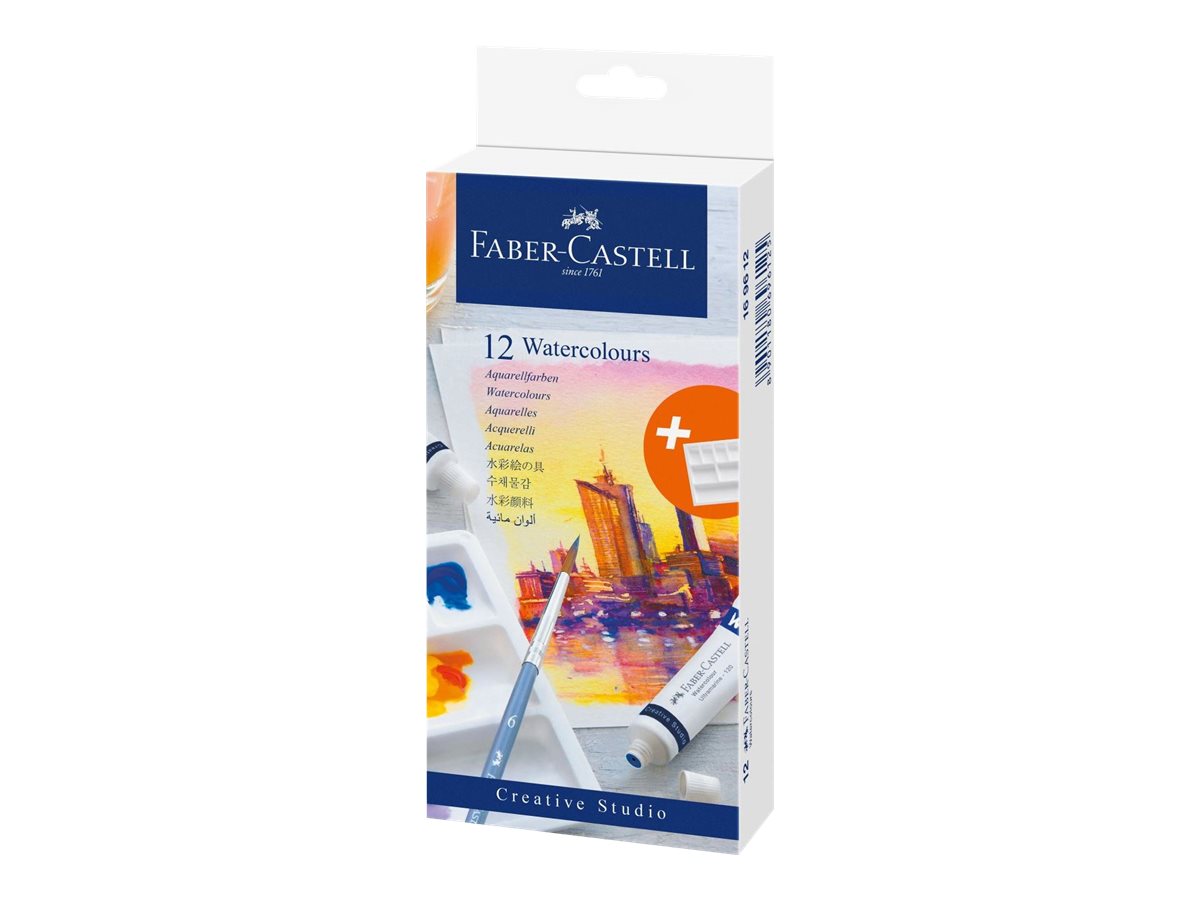 Faber-Castell Creative Studio Aquarellfarbe 12er Set 9 ml