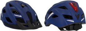 FISCHER Fahrrad-Helm "Urban Plus Boston", Größe: L/XL extrem stabile Polycarbonat-Schale, hochfeste EPS - 1 Stück (50632)