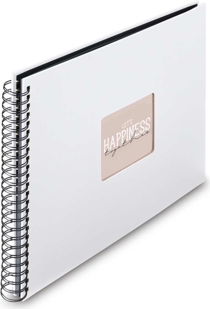 Hama Spiral-Album Fine Art 50 schwarze Seiten Weiß (00009847)