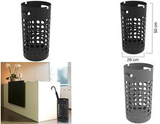 UNILUX Schirmständer SLIM 400109020 schwarz (400109020)