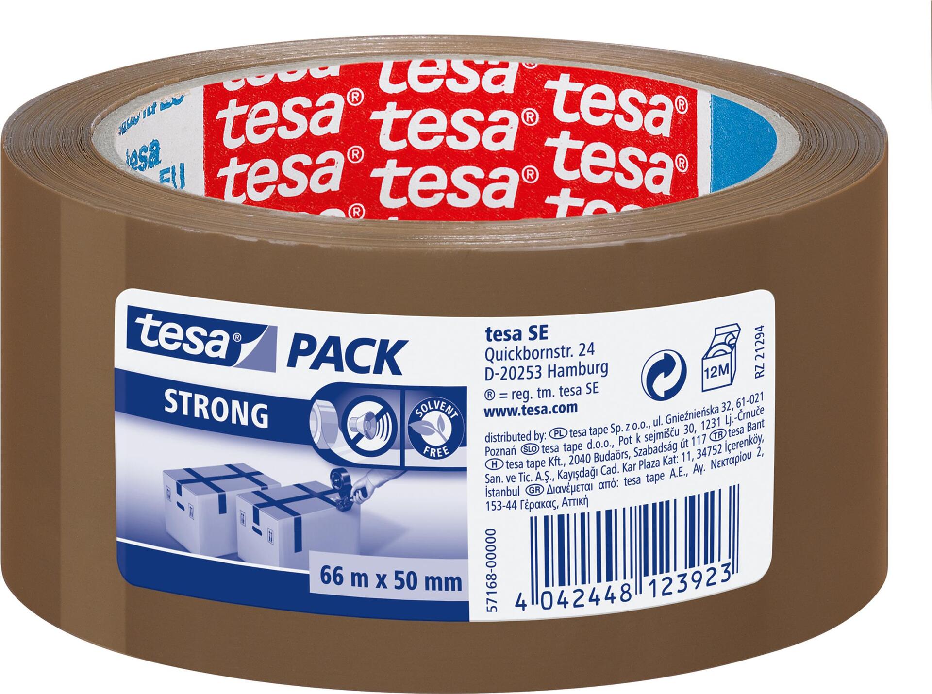 TESA Strong 66m Braun 1Stück(e) Tonbandkassette (57168-00000-05)