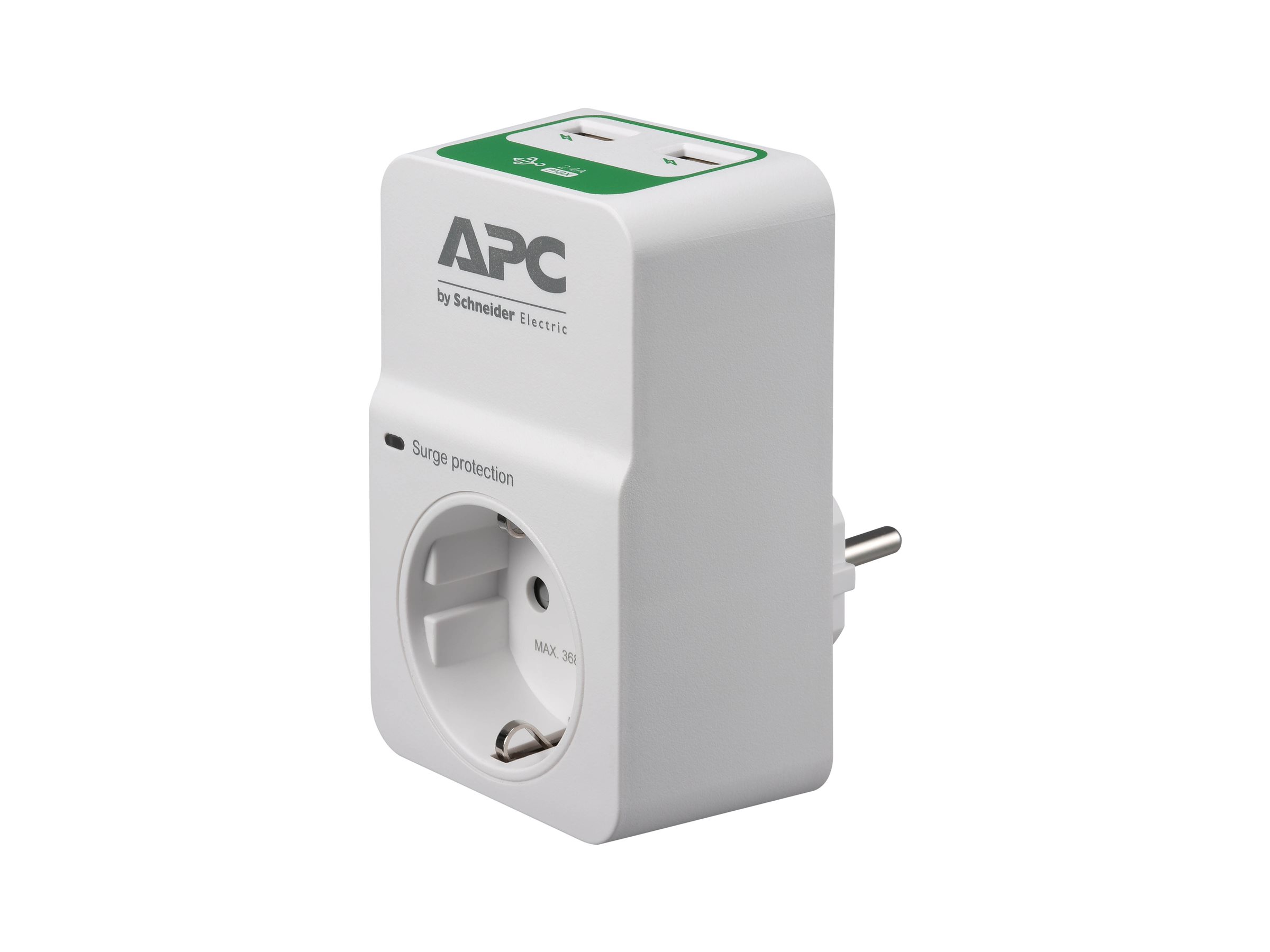 APC Essential SurgeArrest PM1WU2-GR Überspannungsschutz 1-fach 230 V Weiß