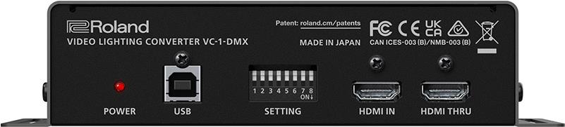 Roland VC-1-DMX - Video Lighting Converter für automatische Lichtshows aus Video (423811A49)