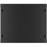 Lanberg WF01-6609-00B Rack 9U Wandmontiertes Regal Schwarz (WF01-6609-00B)