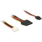 DeLOCK Netzteil interne Stromversorgung, 4-polig (R) bis SATA Leistung, Slimline SATA Leistung (R) (84932)