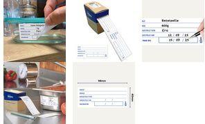AVERY HACCP Lebensmittel-Etiketten, 98 x 40 mm, weiß abgerundete Ecken, handbeschriftbar, mit vorgedruckten - 1 Stück (ETIHACCP.DE)