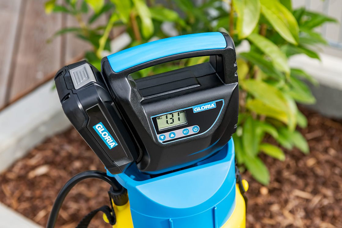 GLORIA 000920.0000 Akku-Kompressor 18 V Schwarz, Blau
