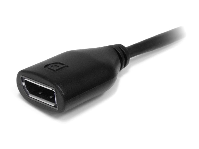 StarTech MDP2DPMF6IN Mini DisplayPort auf DisplayPort Adapter 15.2 cm Schwarz