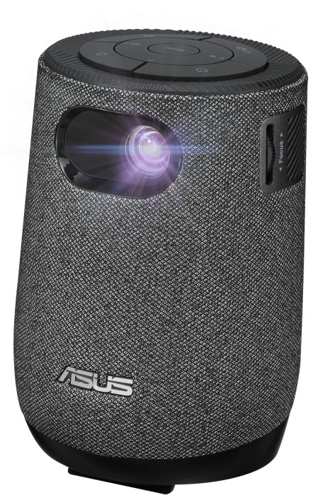 ASUS ZenBeam Latte L1 - DLP-Projektor - LED - 300 lm - 1280 x 720 - 16:9 - 720p - Short-Throw Fixed-Objektiv - Wi-Fi / Bluetooth - Grau, Schwarz