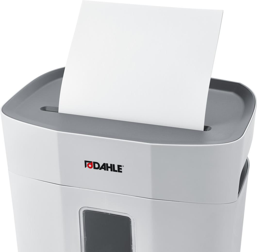 Dahle PaperSAFE 100 Aktenvernichter 5 Blatt Kreuzschnitt Grau, Weiß