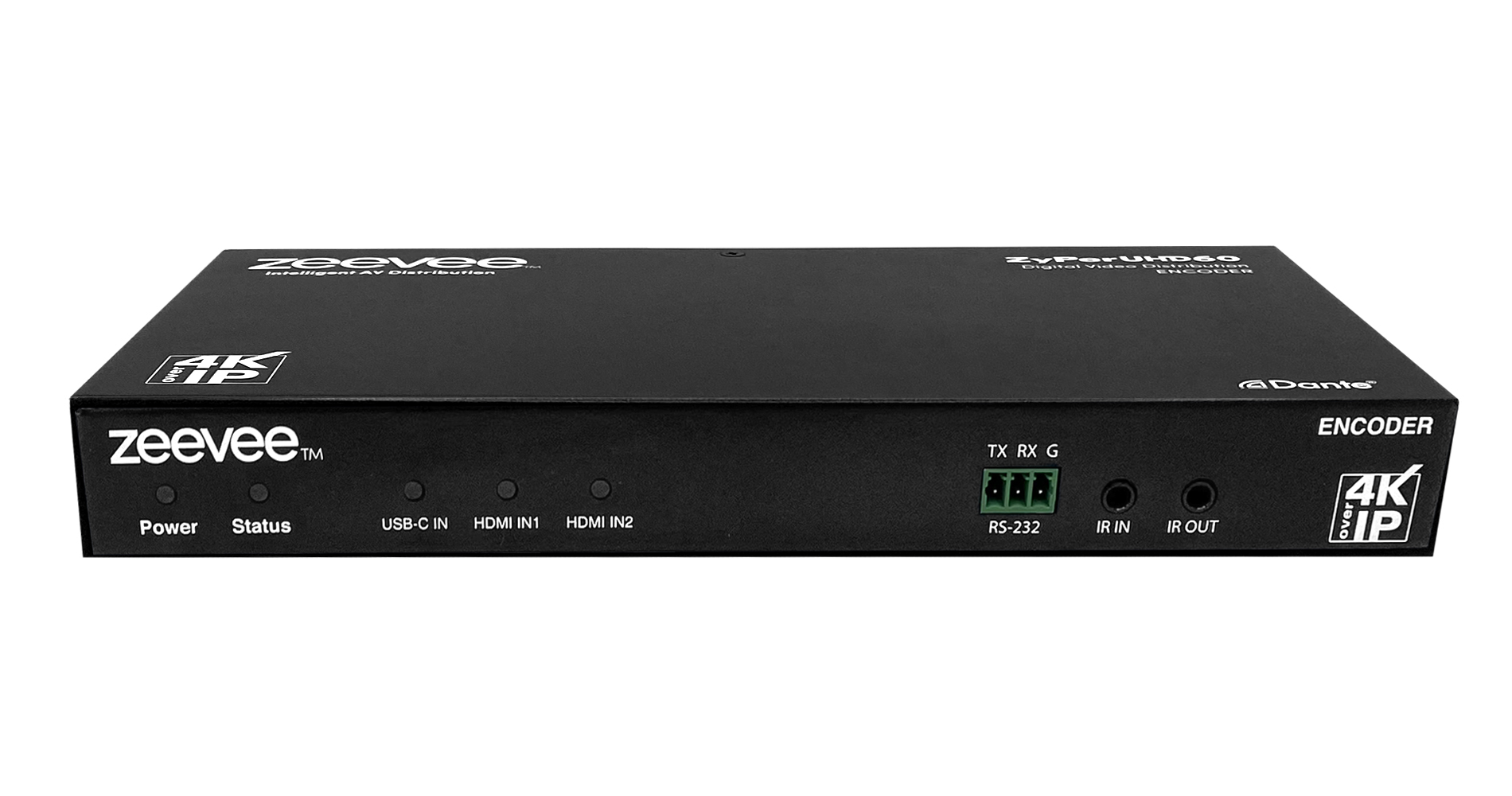 ZeeVee ZyPerUHD60 ZUHD60-2EA AV-over-IP-Encoder 4K Schwarz