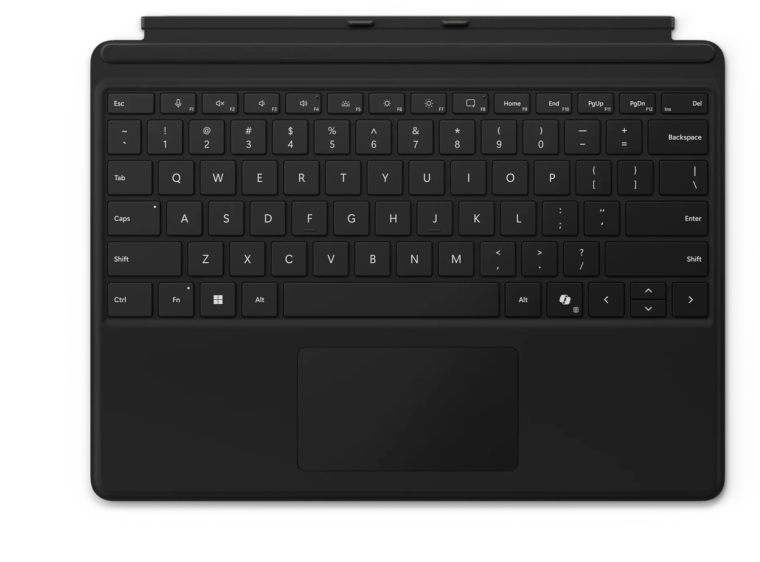Microsoft Surface Pro Keyboard Tastatur QWERTZ Schwarz