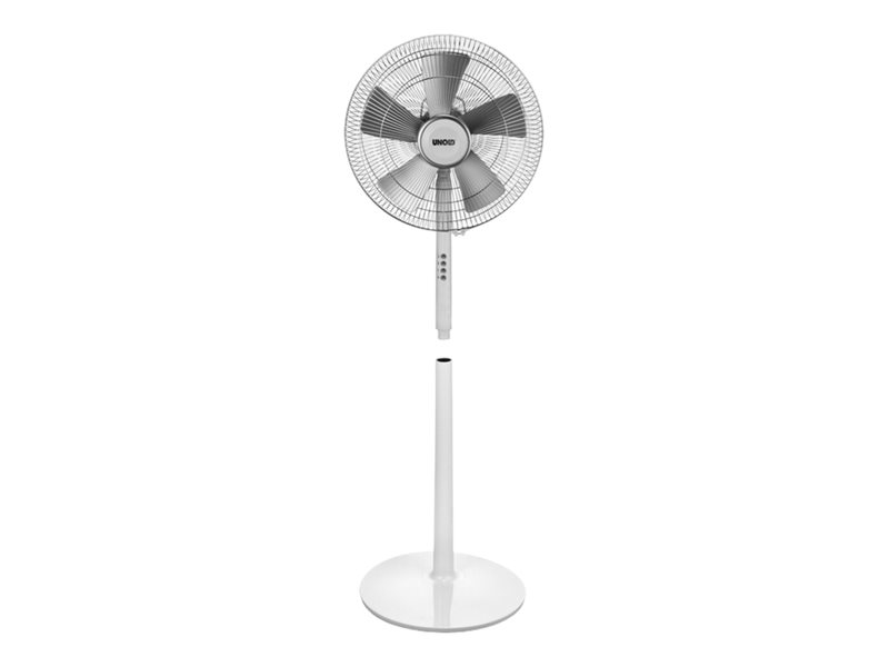 Unold Silverline 86820 Standventilator 40 cm 50 W Silber, Weiß