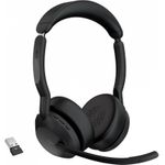 Jabra Evolve2 55 MS Stereo Headset On-Ear Bluetooth ANC USB-A Schwarz Microsoft Teams (25599-999-999) (geöffnet)