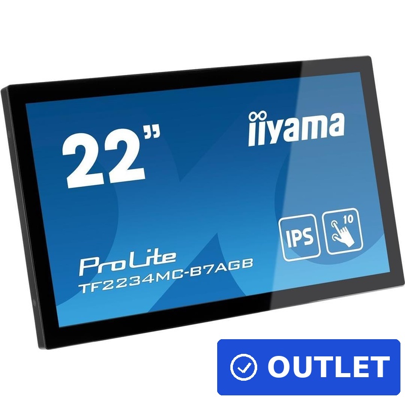 iiyama ProLite TF2234MC-B7AGB 22" Full HD IPS Touch-Monitor Open Frame Schwarz (TF2234MC-B7AGB) (geöffnet)