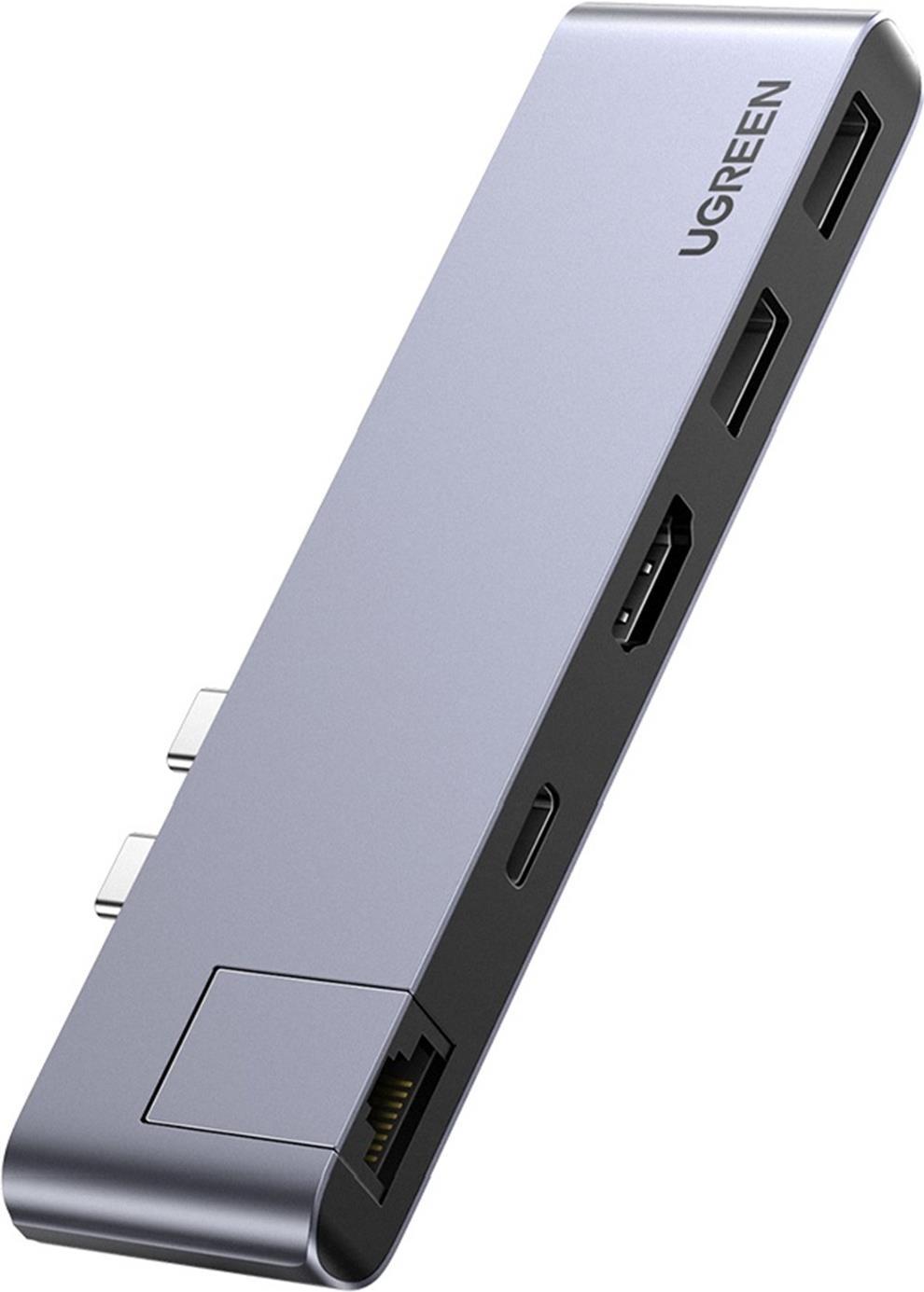 UGREEN 5-in-2 USB-C Hub Thunderbolt für MacBook Pro Air (50984)