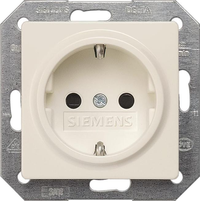Siemens 5UB1518. Buchsen-Typ: Typ F, Unterstützte Stecker-Typen: CEE 7/4. Produktfarbe: Weiß, Material: Kunststoff, Internationale Schutzart (IP-Code): IP20. Eingangsspannung: 250 V, Stromstärke (maximal): 16 A, Eingangsfrequenz: 50 Hz. Breite: 70 mm, Tiefe: 45 mm, Höhe: 70 mm. Verpackungsbreite: 85 mm, Verpackungstiefe: 50 mm, Verpackungshöhe: 90 mm (5UB1518)