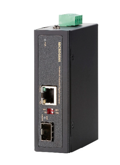 MICROSENS MS657099X Medienkonverter RJ-45 / SFP Schwarz