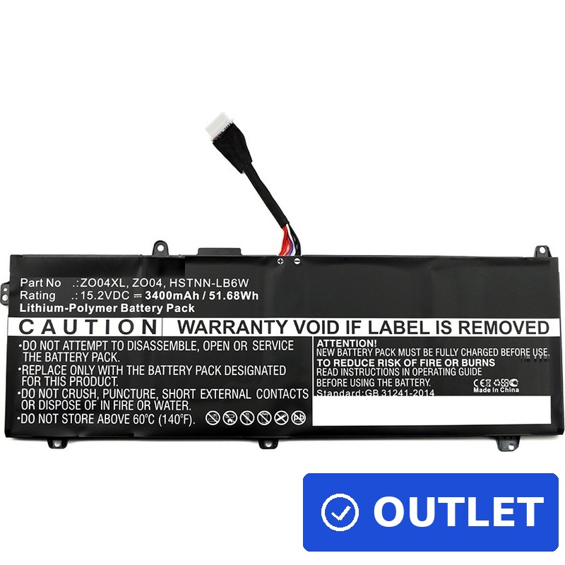 MicroBattery MBXHP-BA0109 Notebook-Ersatzteil Batterie/Akku (MBXHP-BA0109) (geöffnet)
