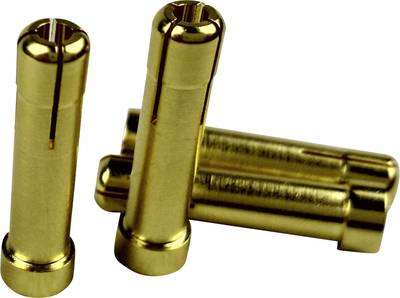 Reely Adapterstecker [1x 4 mm Goldkontaktstecker - 1x 5 mm Goldkontaktbuchse] Reely (1605782)