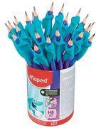 Maped Bleistift mit Schreibhilfe KIDY learn, 22er Köcher HB, Minenstärke: 2,2 mm, dreieckig, bruchfeste Graphitmine, - 1 Stück (854500)