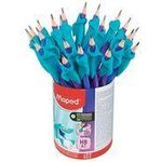 Maped Bleistift mit Schreibhilfe KIDY learn, 22er Köcher HB, Minenstärke: 2,2 mm, dreieckig, bruchfeste Graphitmine, - 1 Stück (854500)