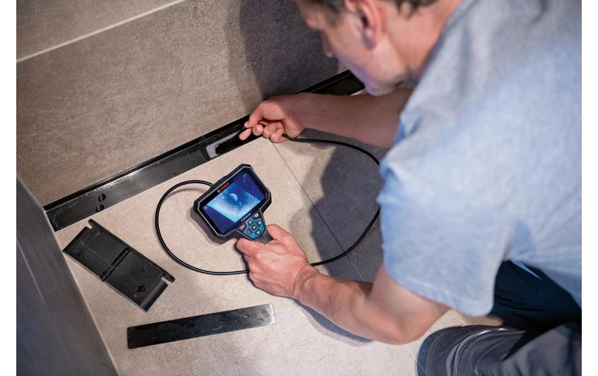 Bosch Professional GIC 12 V-5-27 C Inspektionskamera 1280 x 720 Pixel Blau, Schwarz