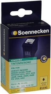 Soennecken Tintenpatrone 81141 wie HP C9351CE 21XL schwarz (81141)