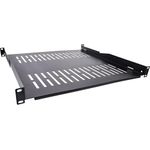 InLine 19" Fachboden 450mm 50kg 1HE RAL 9005 schwarz (19114E)