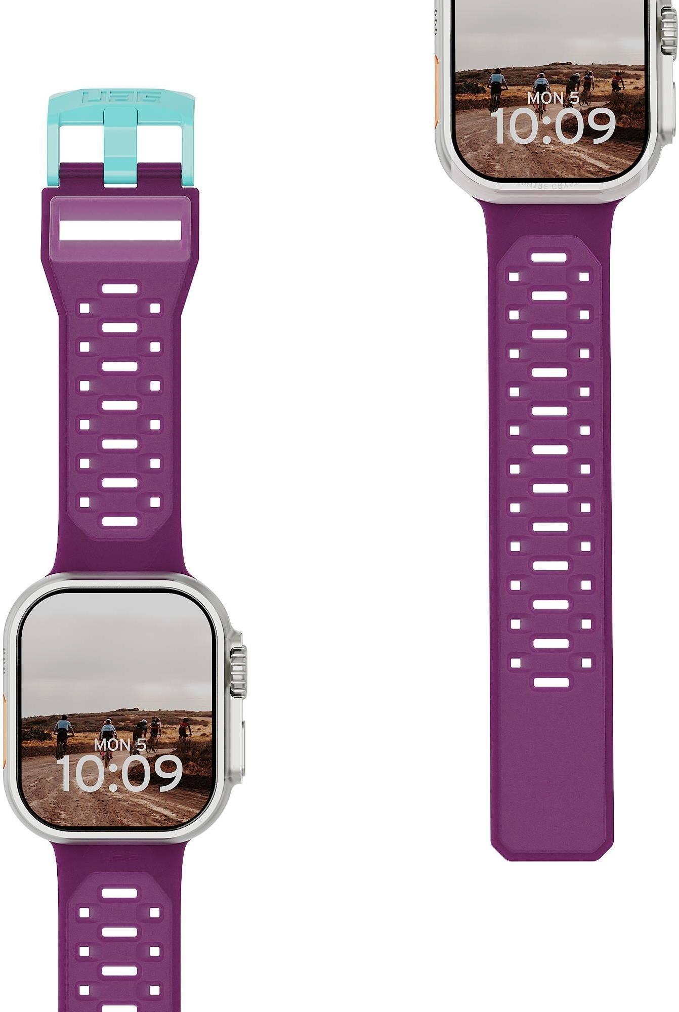 UAG Urban Armor Gear Civilian Strap | Apple Watch Ultra/44/45/46mm | deep purple synth/aqua | 194002114E5F (194002114E5F)