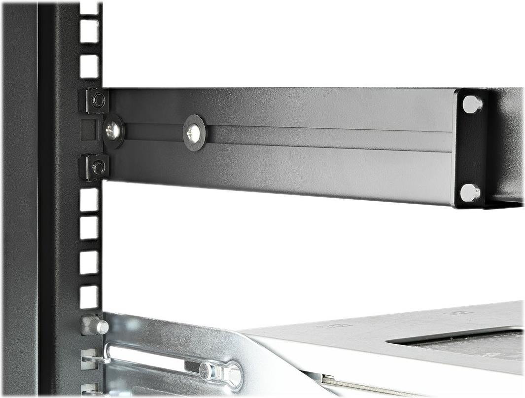 Startech UNIRAILS1UB 1HE 19" Rack-Schienen einstellbare Tiefe bis 90 kg Schwarz