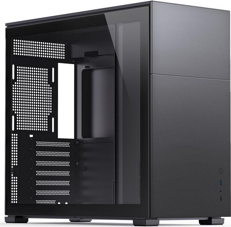 Jonsbo D41 ATX Gehäuse, Tempered Glass - schwarz (D41 STD BLACK)