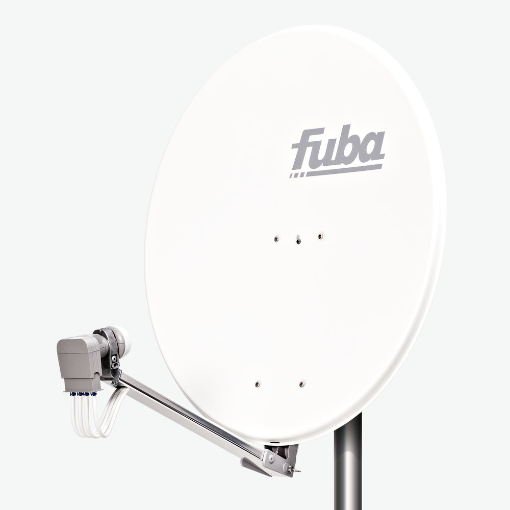 Fuba DAL 800 W SAT-Antenne Weiß