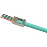 Modularstecker RJ45 easy plug, Cat. 6, STP, für mehradrige Kabel, zum Crimpen, VPE 10 Stück Für eine noch schnellere Verbindung! (920805)