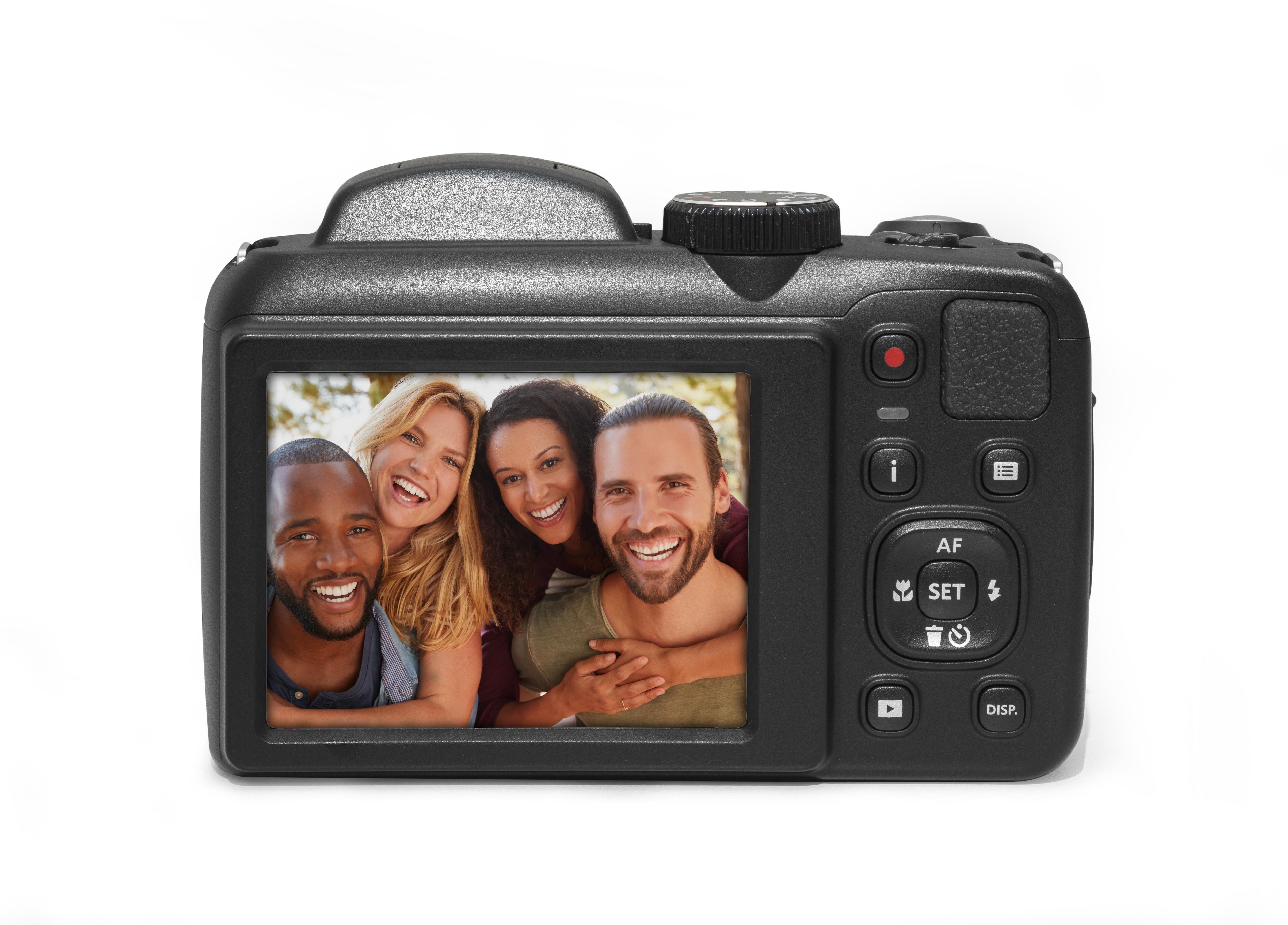 Kodak PIXPRO Astro Zoom AZ255 Kompaktkamera 25x optischer Zoom 16,35 MP Schwarz