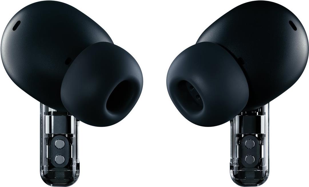 Nothing Ear True Wireless-Kopfhörer Bluetooth ANC 8,5 h Akkulaufzeit Schwarz, Transparent