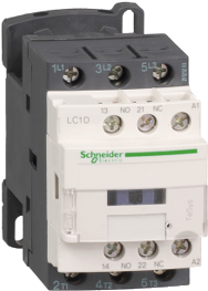 Schneider Electric Schütz 400 VAC 50/60 Hz 3 NO 1 NO+1 NC Schraubklemmen (LC1D12V7)