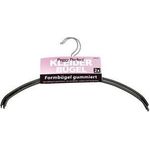 Peggy Perfect Metall-Kleiderbügel ohne Steg, 2er Pack Formbügel, gummiert, Breite: 420 mm, Farbe: grau, - 1 Stück (90507)