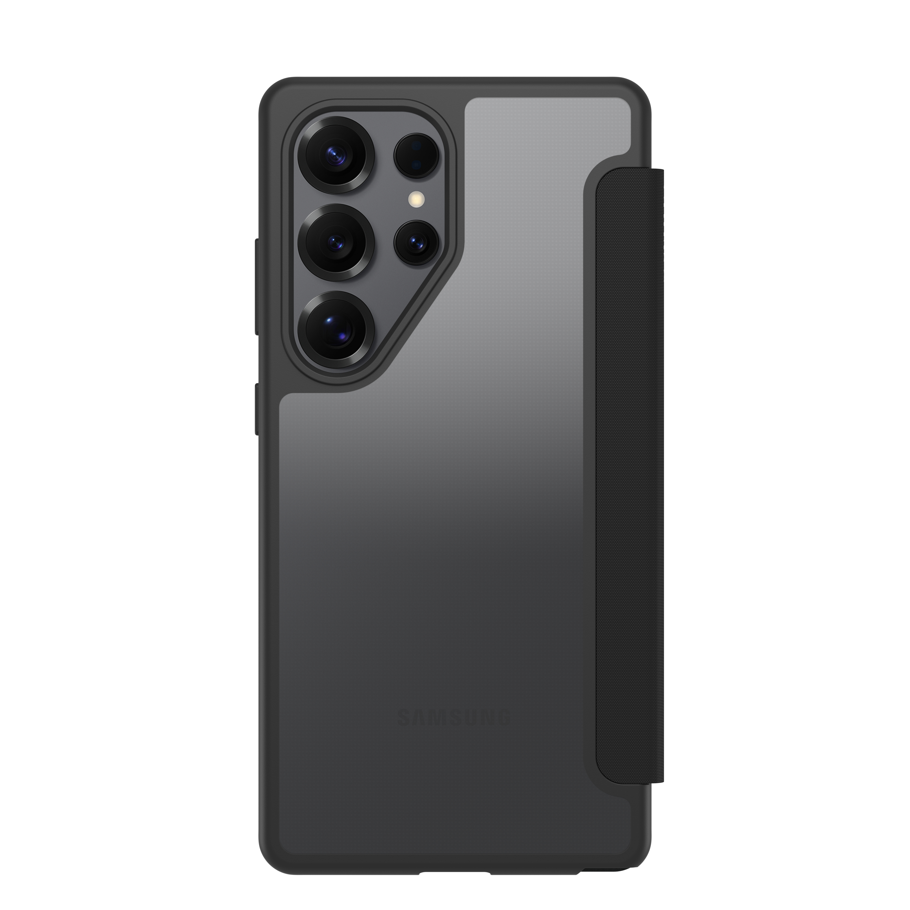 OtterBox React Folio Flip-Hülle für Samsung Galaxy S25 Ultra 6,9" Black Crystal
