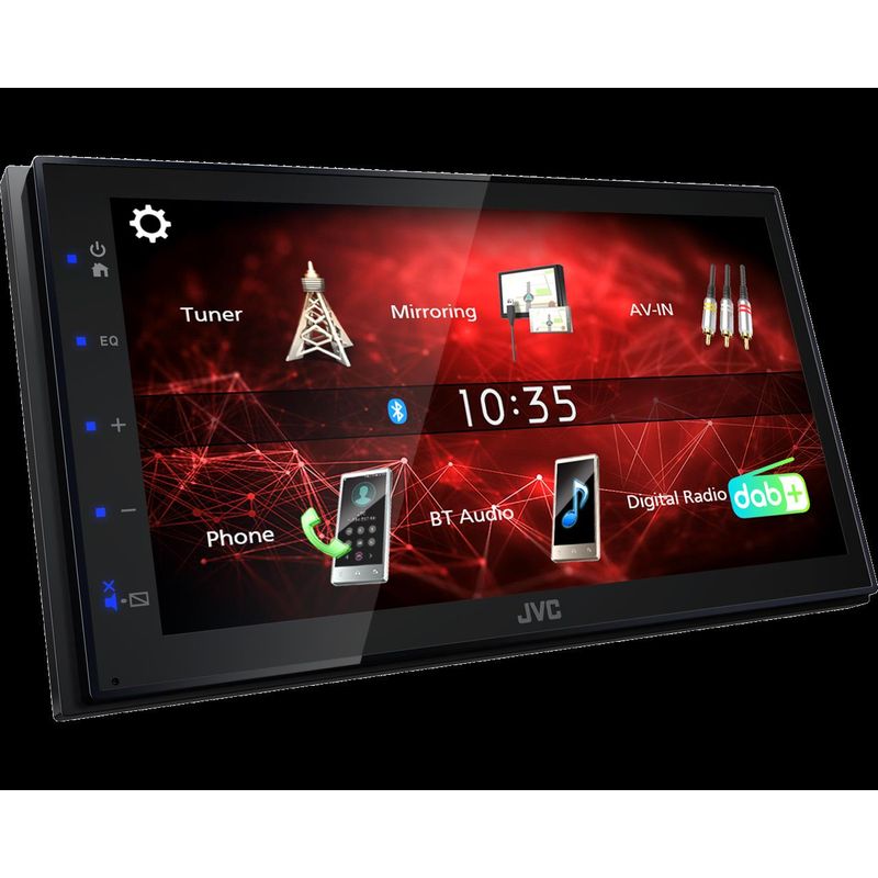 JVC KW-M27DBT Auto Media-Receiver Schwarz 180 W Bluetooth KWM27DBT 