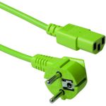 ACT AK5405 Stromkabel Grün 5 m CEE7/7 C13-Koppler (AK5405)