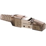DSIT S/FTPCat.7 Rohkabel Toolless RJ45 Netzwerkstecker - für Starrleiter (DC-RJ45-SFTP7S-PRO)
