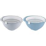 keeeper 2in1 Schüssel-Sieb "stella", klein, nordic-grey Schüssel mit Sieb, zusammen oder einzeln verwendbar, - 1 Stück (1052713000000)