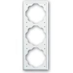 Busch-Jaeger 1723-74. Produktfarbe: Weiß, Oberflächentyp: Glänzend, Design: Schraubenlos. Breite: 81 mm, Höhe: 233 mm, Dicke: 6 mm (2CKA001754A2437)