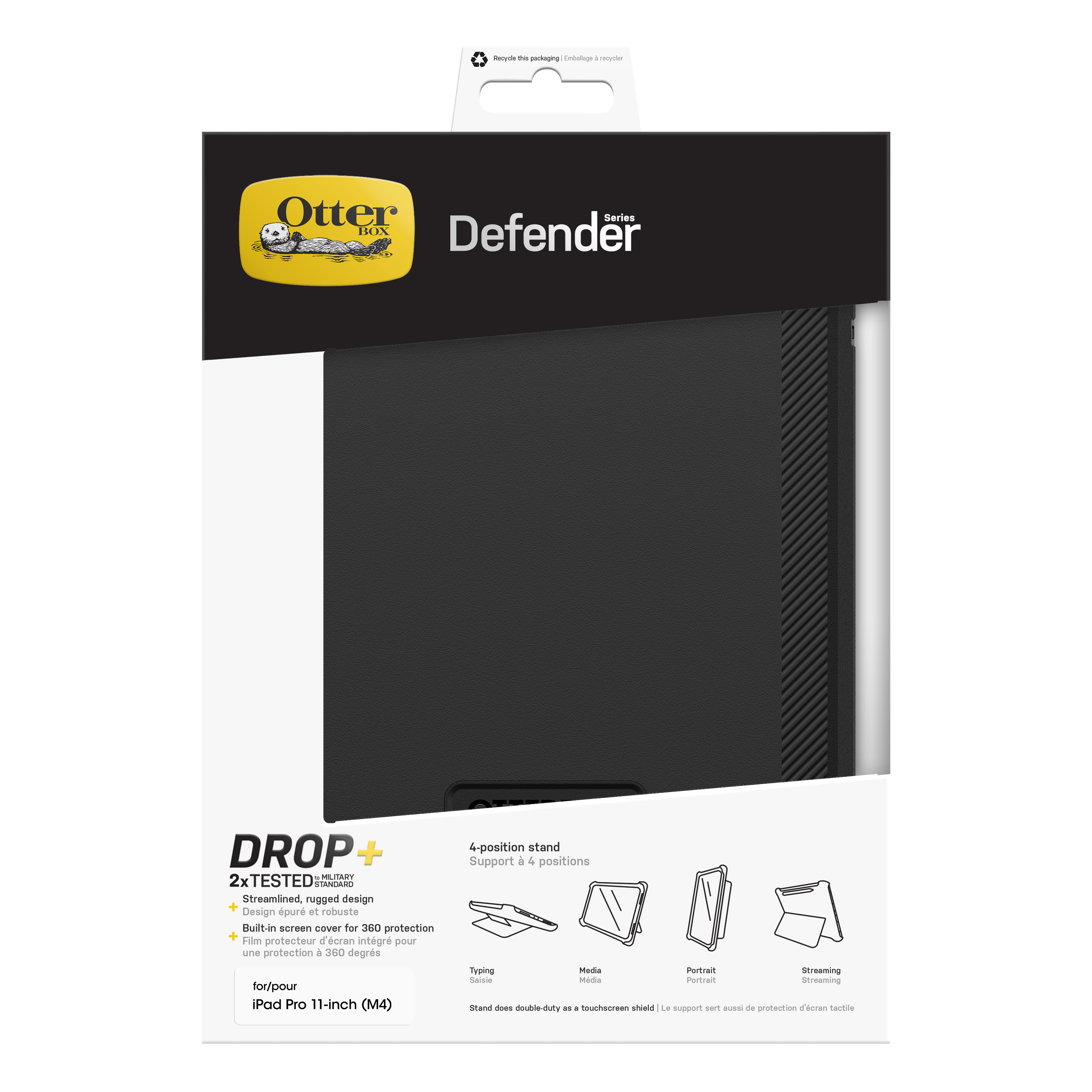 OtterBox Defender Series Schutzhülle Apple iPad Pro 11" Schwarz