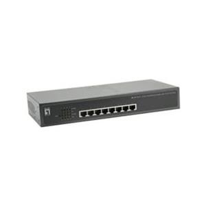 8-Port Fast Ethernet PoE+ Switch, 4x FE PoE+, + 4x FE (65W) Hersteller: LEVELONE (FEP-0812)