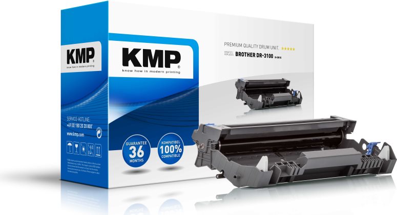 KMP B-DR15 Schwarz kompatibel (1251,7000)