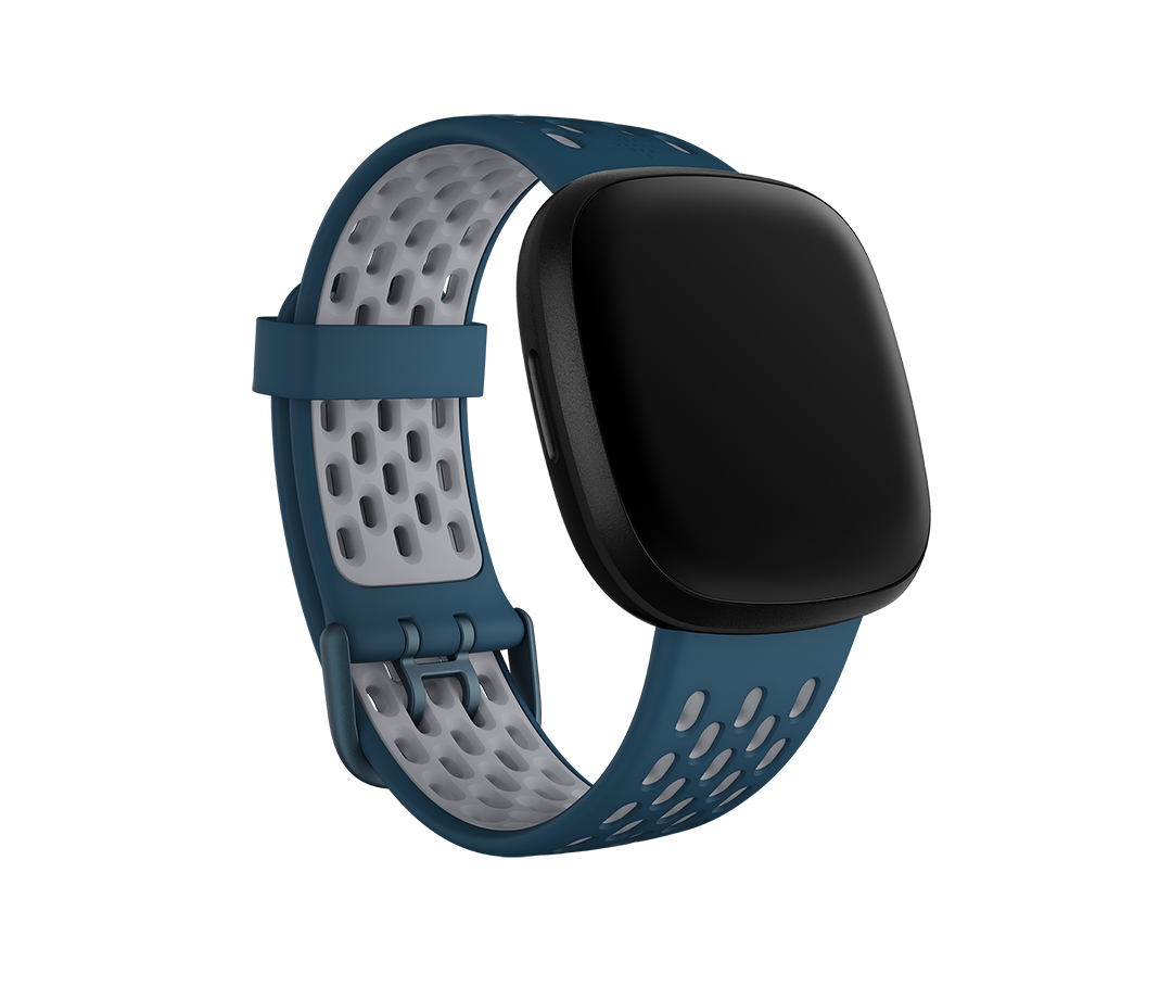Fitbit Sport Band L Saphir, Nebelgrau