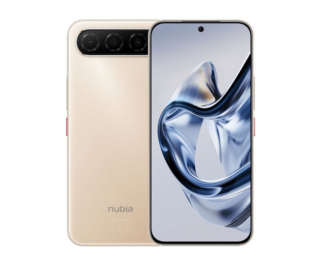 Nubia Air 5G Smartphone Dual-SIM 20 GB RAM 256 GB Titan-Wüste 6,78" AMOLED