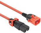 ACT Powercord C14 IEC Lock+ Dual Locking - C15 IEC Lock+ red 2 m, PC3873 (PL0062)